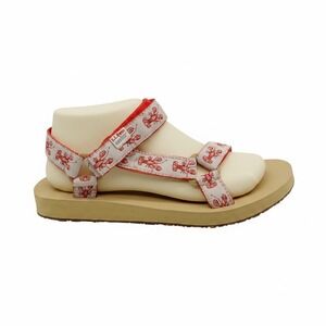 L.L. Bean Sandals Women 10 Tan Lobster Sara Fitz Sport Strappy ID 519121